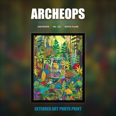 Archeops #132 — White Flare (Print Art)