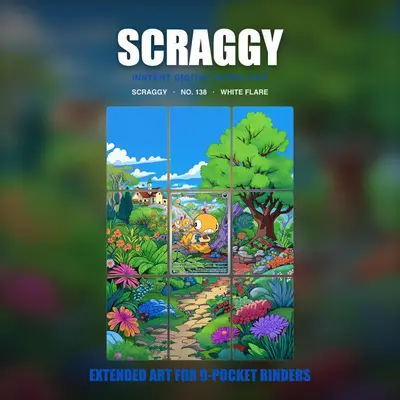 Scraggy #138 — White Flare (Binder Insert)