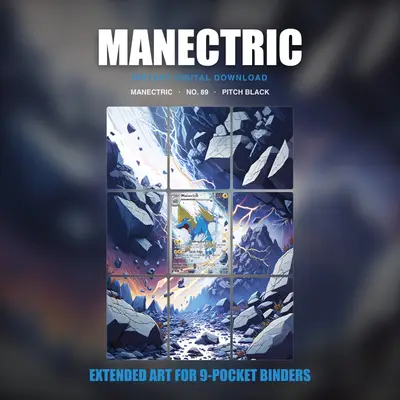 Manectric #89 — Pitch Black (Binder Insert)