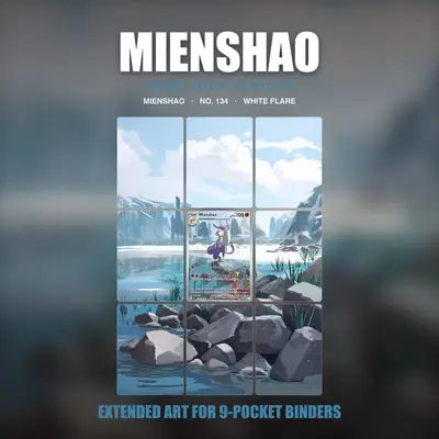 Mienshao #134 — White Flare (Binder Insert)