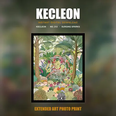 Kecleon #213 — Surging Sparks (Print Art)