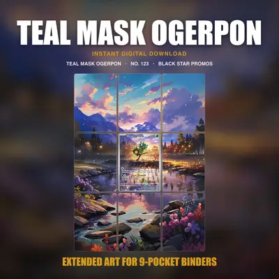 Teal Mask Ogerpon #123 — Black Star Promos (Binder Insert)